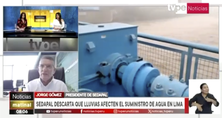 Garantizando el Abastecimiento de Agua en Lima y Callao: Entrevista con Jorge Gómez, Presidente del Directorio de Sedapal